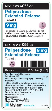 Paliperidone Extended-Release 9 mg Tablets Unit Carton Label