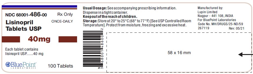 Lisinopril Tablets 40 mg_100Tab label -Nagpur Rev 05-21