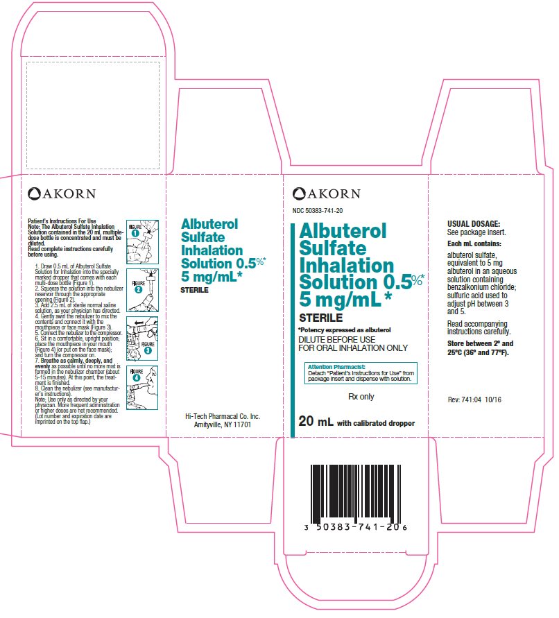 ALBUTEROL SULFATE INHALATION SOLUTION, 0.5%* STERILE (*Potency expressed as  albuterol)