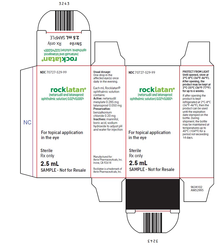 Rocklatan (netarsudil and latanoprost ophthalmic solution) 0.02%/0.005% sample carton label