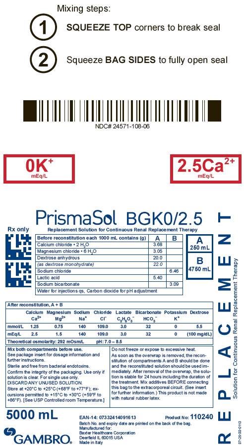 PrismaSol Representative Container Label BGK0/2.5