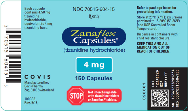 Principal Display Panel - 4 mg Capsule Bottle