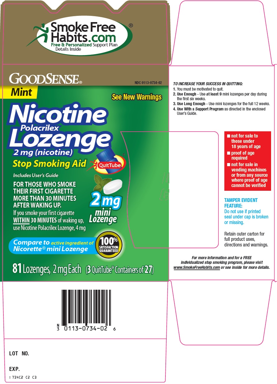 GoodSense Nicotine Mini Lozenge Image 1