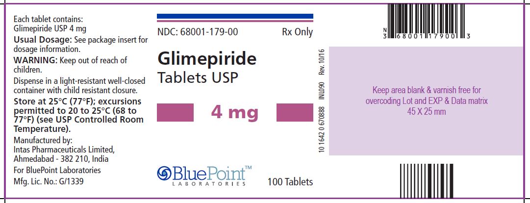 Glimepiride Tablets 4 mg 100 Tablets Rev 10-16  