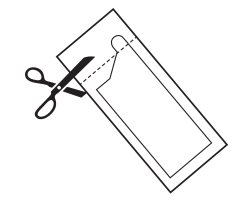 Figure A. - cut open packet