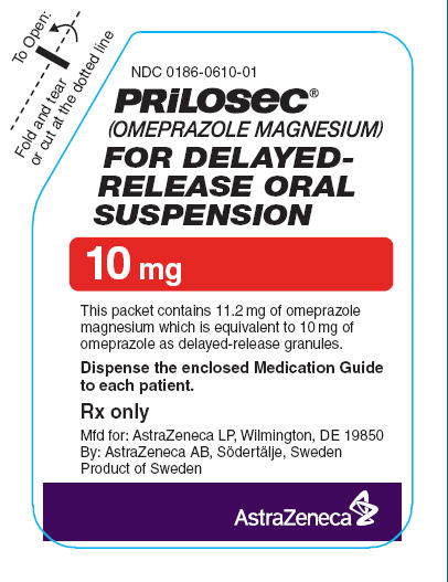 Prilosec 10 mg Delayed-Release Oral Suspension Foil Packet