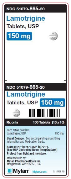 Lamotrigine 150 mg Tablets Unit Carton Label