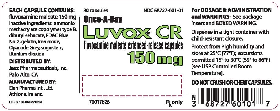 Bottle Label for Luvox CR 150 mg