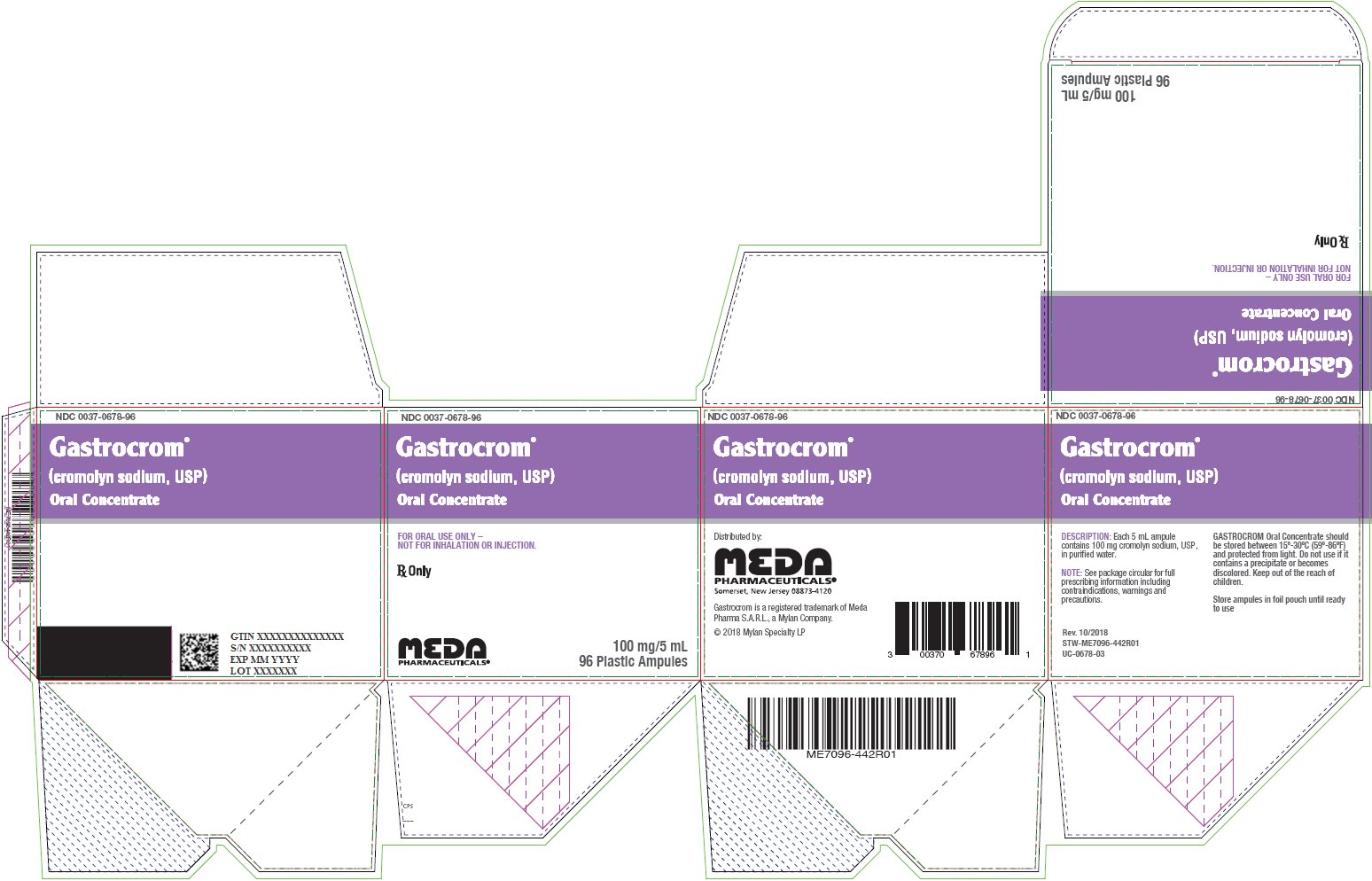 Gastrocrom Oral Concentrate Carton Label