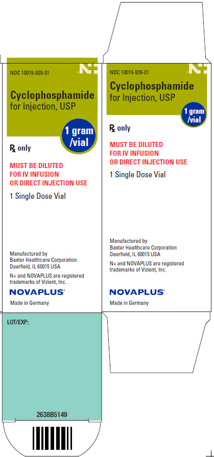 Cyclophosphamide NovaPlus Representative Carton Label 10019-939-01  2 of 2