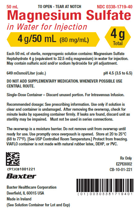 Magnesium Sulfate in Water Representative Overpouch Label 0338-1719-40