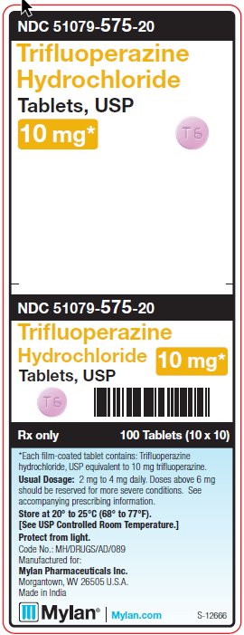 Trifluoperazine Hydrochloride 10 mg Tablets Unit Carton Label