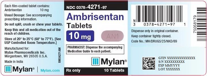 Ambrisentan Tablets 10 mg Bottle Label