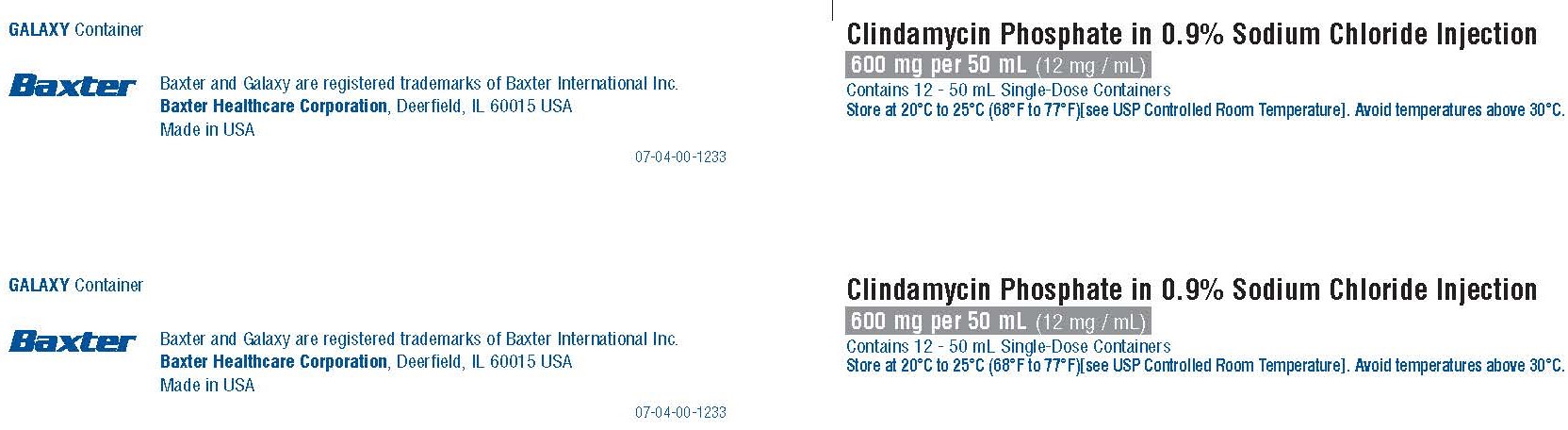 Clindamycin Phosphate in Sod. Chlor. carton NDC 0338-9549-24 panel 1 of 2