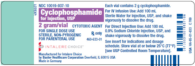 Cyclophosphamide Intalere Representative Container Lbl 10019-937-10
