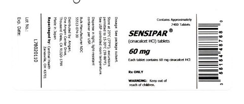 Sensipar 60 mg label