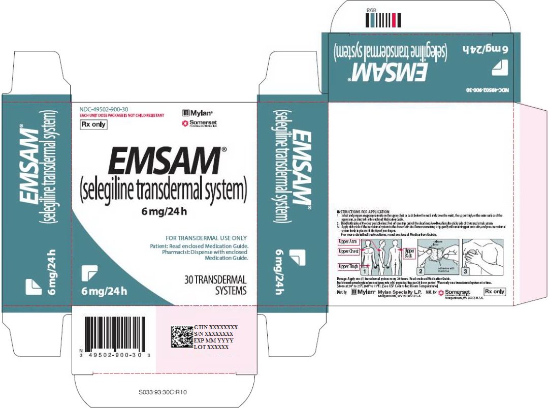 Emsam Transdermal 6 mg/24 hour Carton Label
