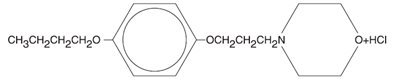 Pramoxine Hydrochloride Structural Formula