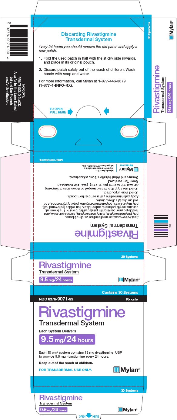 Rivastigmine Transdermal System 9.5 mg/24 hours Carton Label