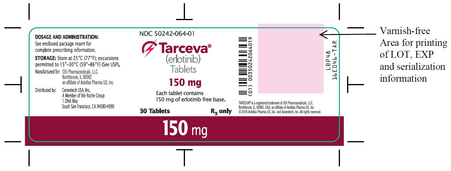 Tarceva (erlotinib) Tablets 150 mg label