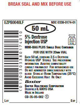 Representative Container label 0338-0174-01