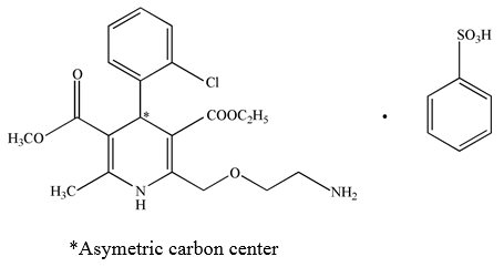 Amlodipine Besylate Structural Formula