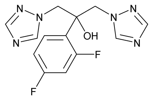 structural formula - fluconazole, USP