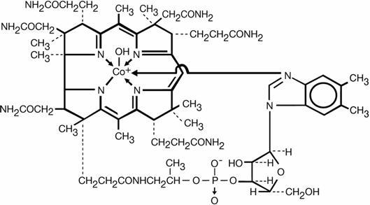 Hydroxocobalamin Structural Formula
