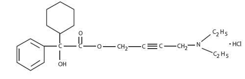 Oxybutynin Structural Formula