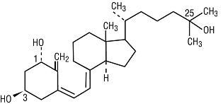 structural formula for calcitriol
