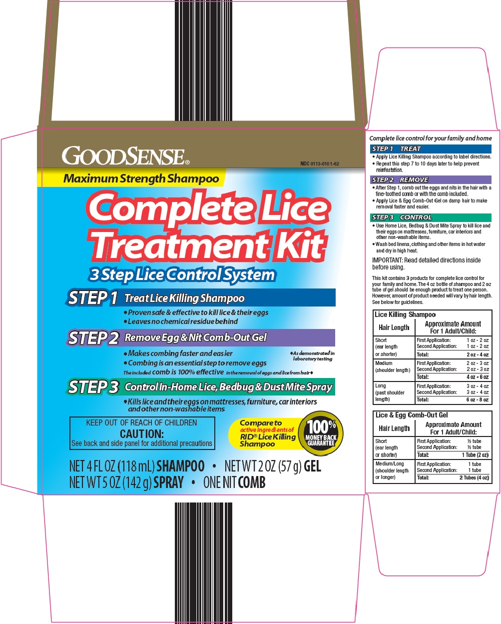 GoodSense Complete Lice Treatment Kit image 1