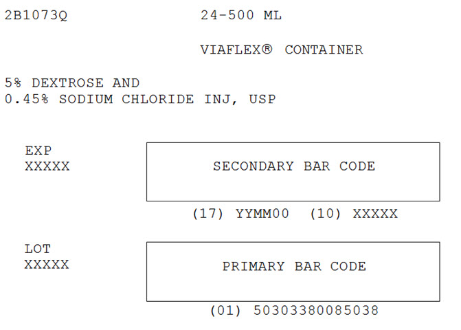 Dextrose & Sodium Chloride Representative Carton Label NDC 0338-0085-038