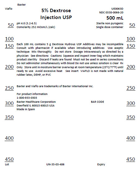 Representative Container Label 0338-0066-20