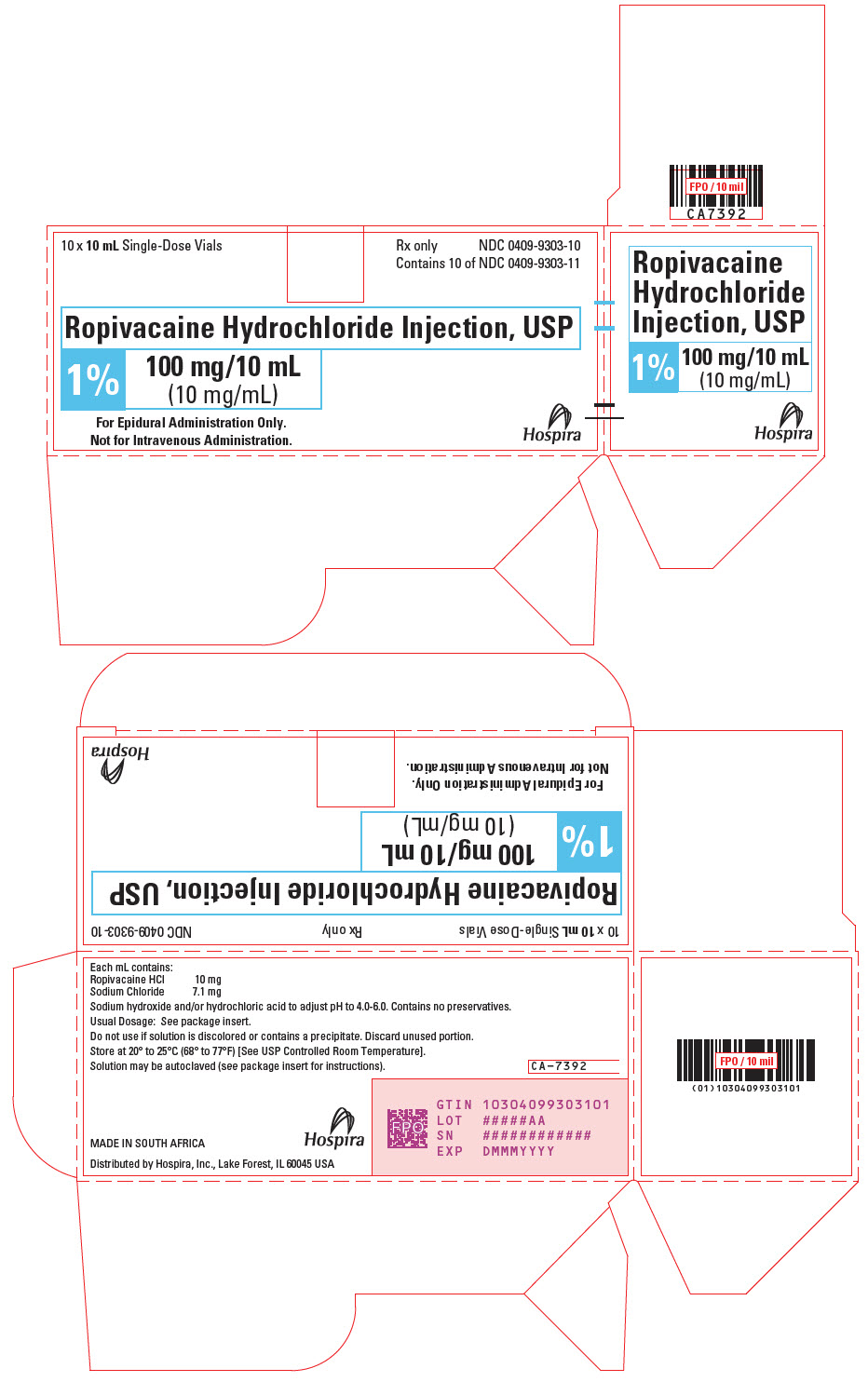 PRINCIPAL DISPLAY PANEL - 100 mg/10 mL Vial Carton