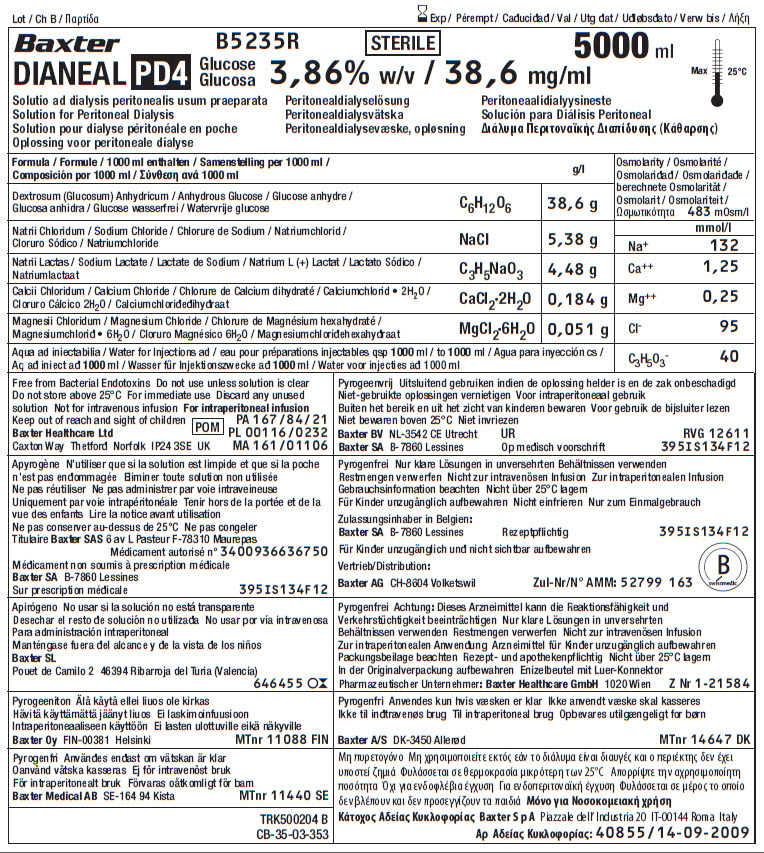 Dianeal Representative Container Label B5235R