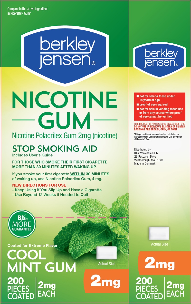 Berkley and Jensen Nicotine Gum Image 1