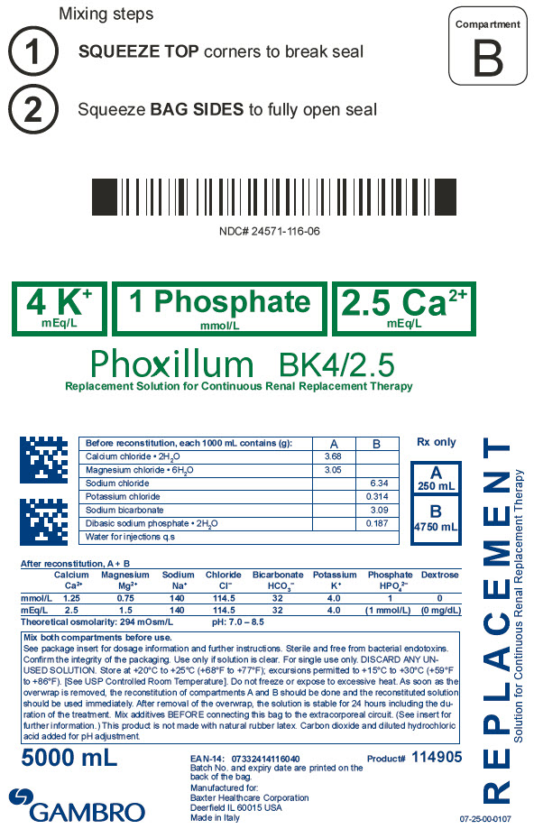 Phoxillum Representative Container Label BK4/2.5