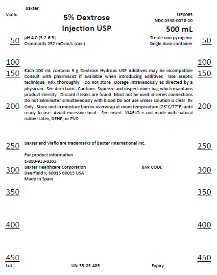 Representative Container Label 0338-0078-20