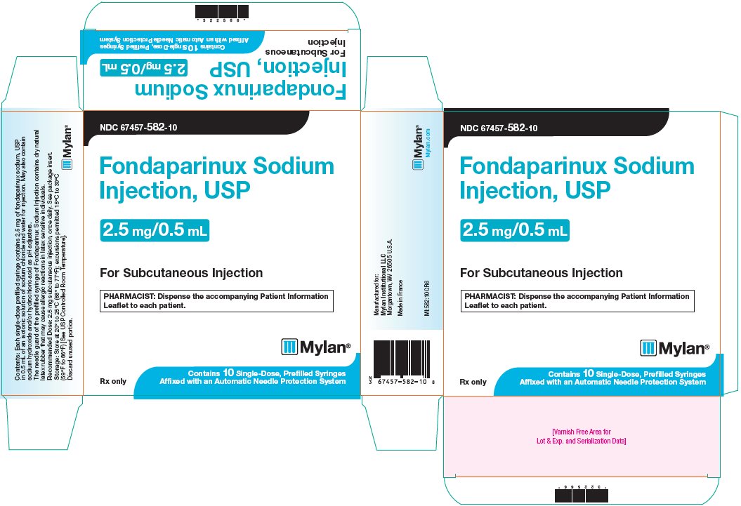 Fondaparinux Sodium Injection, USP 2.5 mg/0.5 mL Carton Label