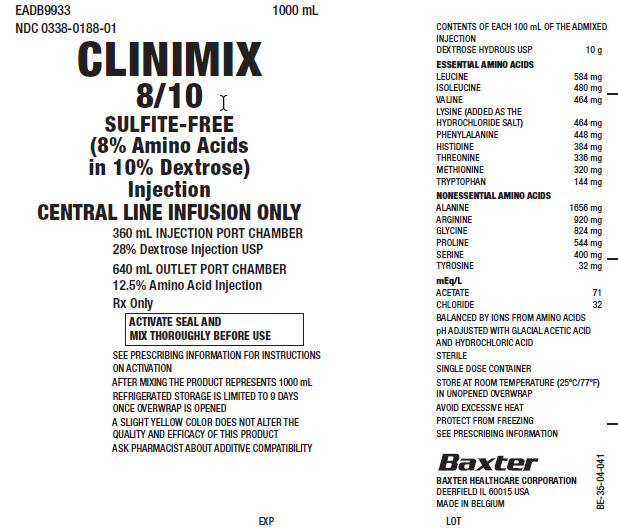 Clinimix Representative Container Label 0338-0188-01
