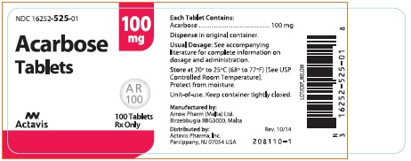 acarbose 100mg label