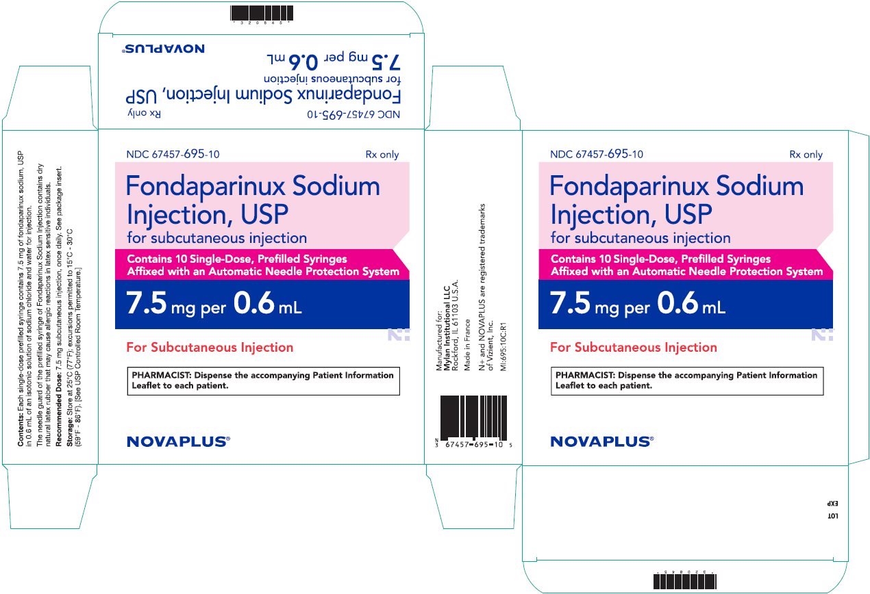 Fondaparinux Sodium Injection, USP 7.5 mg per 0.6 mL Carton Label