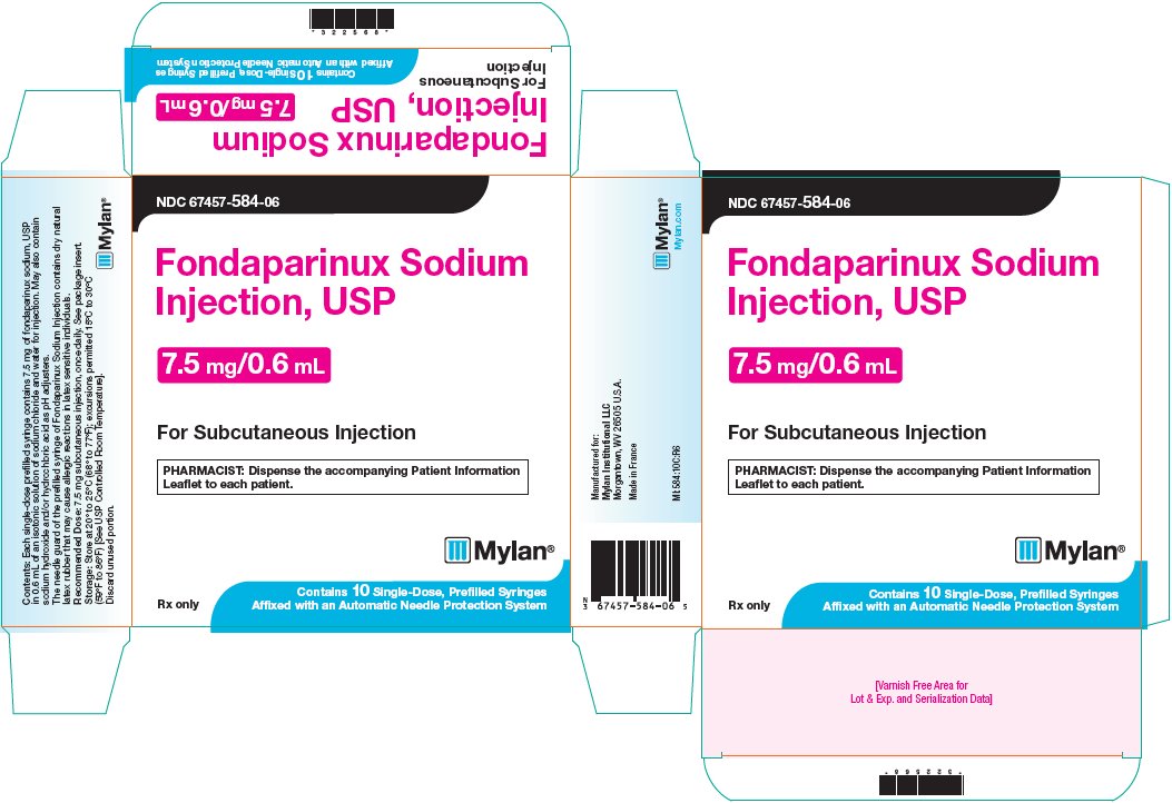 Fondaparinux Sodium Injection, USP 7.5 mg/0.6 mL Carton Label