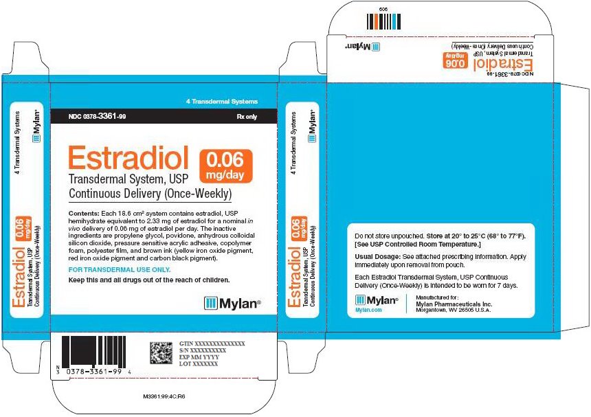 Estradiol Transdermal System 0.06 mg/day Carton Label