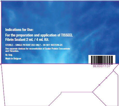 Tisseel Lyo 2 mL - 4 mL DUPLOJET Repesentative Label 3 of 4