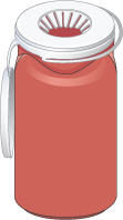 Sharps disposal container