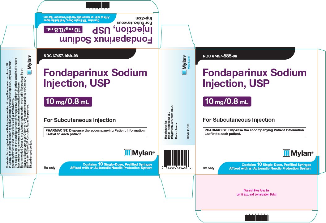 Fondaparinux Sodium Injection, USP 10 mg/0.8 mL Carton Label