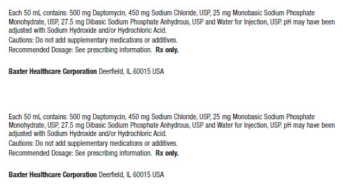Daptomycin Carton Label 0338-0714-24 3 of 3