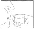 Rinse your mouth to make sure you have swallowed all of the pellets. Do not chew the pellets (Figure 3).