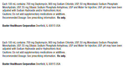 Daptomycin Carton Label 0338-0716-12 3 of 3